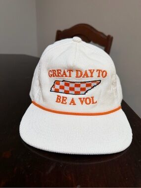 Great Day To Be A Vol White & Orange Hat